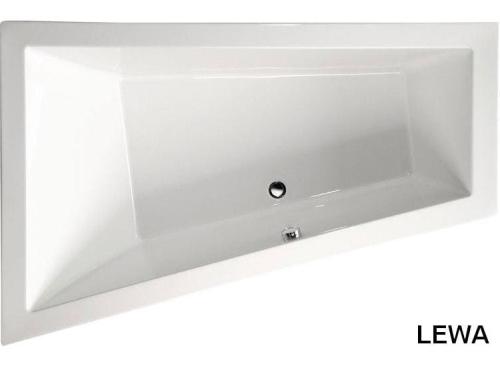 Wanna akrylowa asymetryczna 180x120 cm (lewa) TRIANGL 19611 Polysan