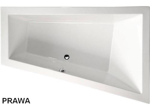 Wanna akrylowa asymetryczna 180x120 cm (prawa) TRIANGL 20611 Polysan