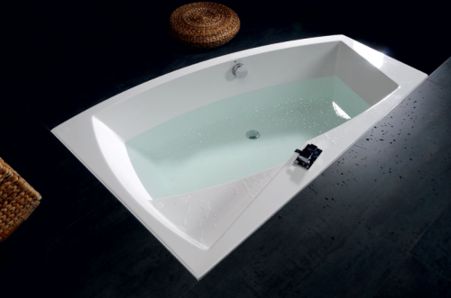 Wanna akrylowa asymetryczna 170x100 cm (prawa) EVIA 22611 Polysan bateria