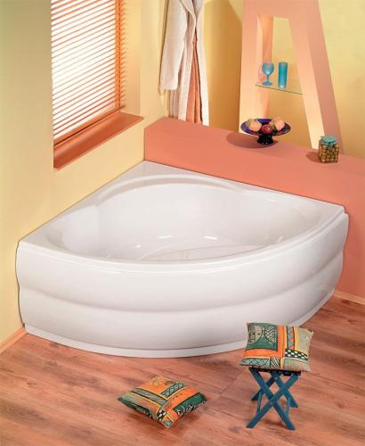 Wanna akrylowa narożna 140x140 cm ALEXANDRA 95111 Polysan aranżacja