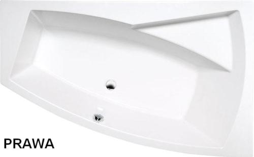 Wanna akrylowa asymetryczna 160x100 cm (prawa) EVIA 12611 Polysan