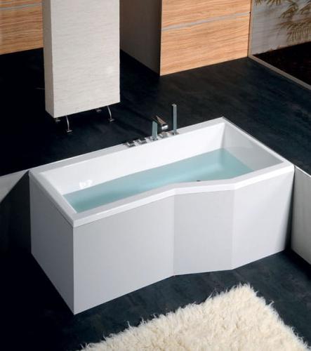 Wanna akrylowa asymetryczna 160x85 cm (prawa) VERSYS 15611 Polysan wizualizacja