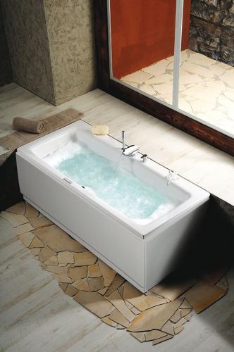 Wanna akrylowa prostokątna 170x80 cm KVADRA 18611 Polysan  aranżacja