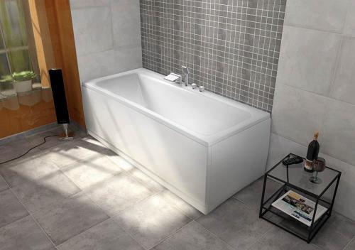 Wanna akrylowa prostokątna 170x80 cm KVADRA 18611 Polysan  z obudową