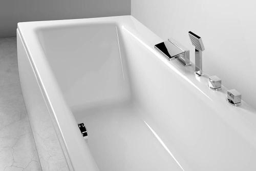 Wanna akrylowa prostokątna 170x80 cm KVADRA 18611 Polysan  wizualizacja