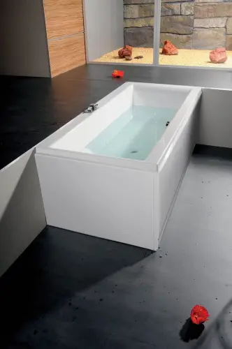 Wanna akrylowa prostokątna 150x75 cm CLEO 27611 Polysan zabudowana