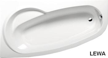 Wanna akrylowa asymetryczna 180 x 100 cm (lewa) NAOS 46111 Polysan