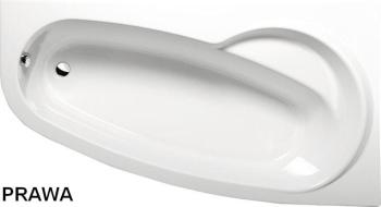 Wanna akrylowa asymetryczna 180 x 100 cm (prawa) NAOS 47111 Polysan