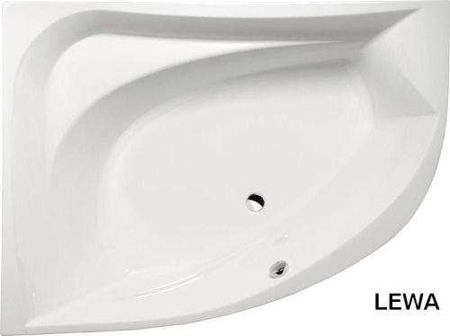 Wanna akrylowa asymetryczna 160 x 120 cm (lewa) TANYA 65119 Polysan