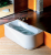 Wanna akrylowa prostokątna 175x80 cm (lewa) VIVA 70119 Polysan z obudowa