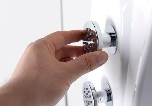 Panel prysznicowy z termostatem 130x25 cm LUK 80312 Polysan dysze