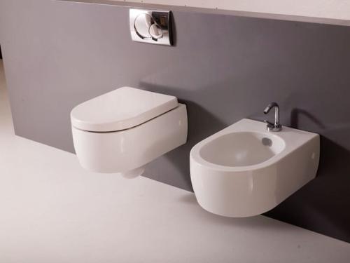 Miska WC podwieszana 36 x 50 cm biały FLO 311501 Kerasan wiszace