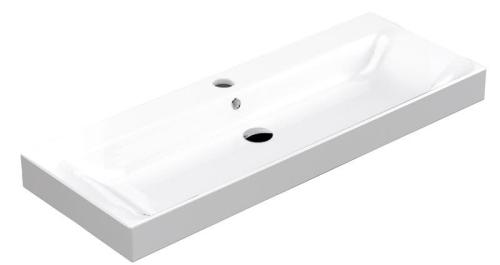 Umywalka nablatowa ceramiczna 120 x 45 cm CENTO 353401 Kerasan
