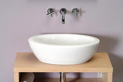 Bateria umywalkowa podtynkowa chrom połysk AXIA 552 Sapho  aranżacja