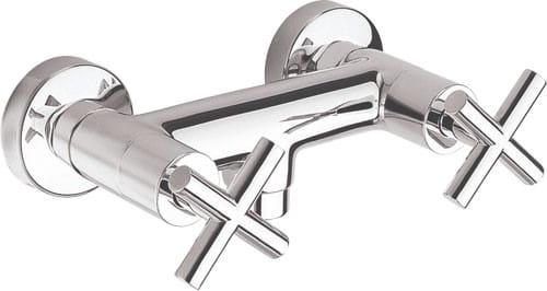 Bateria natryskowa ścienna chrom połysk AXIA 586 Sapho