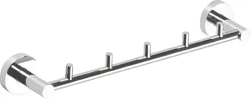 Wieszak na ręcznik z 5 haczykami OMEGA 104105112 Bemeta