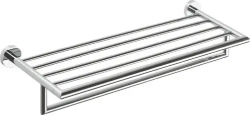 Półka na ręczniki z relingiem 65,5 cm OMEGA 104205072 Bemeta