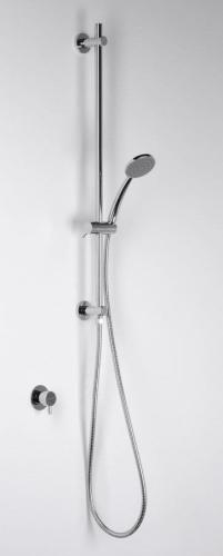 Drążek prysznicowy z wyjściem wody 70 cm 1202-08 Sapho aranżacja