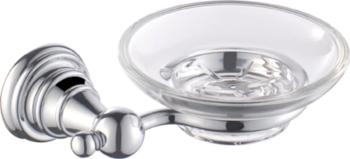 Mydelniczka szklana chrom połysk DIAMOND 1317-02 Sapho
