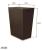 Kosz na pranie 47 x 30 x 60 cm brązowy ECO PELLE 2463DB Koh-i-noor rysunek