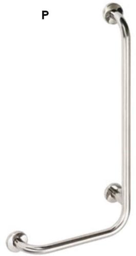 Poręcz kątowa ścienna prawa 89 x 63 cm stal nierdzewna HELP 301122041 Bemeta