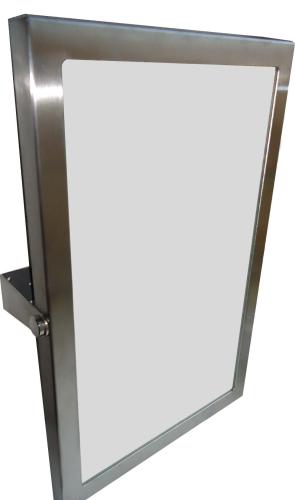 Lustro obrotowe 40 x 60 cm rama ze stali nierdzewnej HELP 301401031 Bemeta