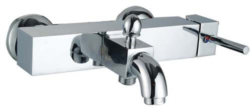 Bateria wannowa ścienna chrom połysk SANOQUADRO 6161 Sanotechnik