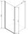 ELEGANCE Kabina prysznicowa narożna kwadratowa 90x90x195 cm N1590 Sanotechnik wymiary