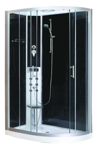 Kabina prysznicowa z hydromasażem 80 x 120 x 215 cm (lewa) VARIO CL120 Sanotechnik