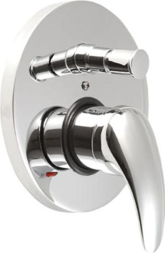 Bateria prysznicowa podtynkowa chrom połysk Kasiopea 1107-42 Aqualine