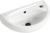 Umywalka ceramiczna mała 39 x 23 cm biały OVAL TP040 Aqualine