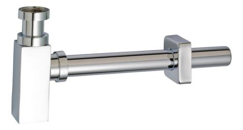 Syfon umywalkowy DESIGN kwadratowy chrom 32 mm A401 Alcaplast