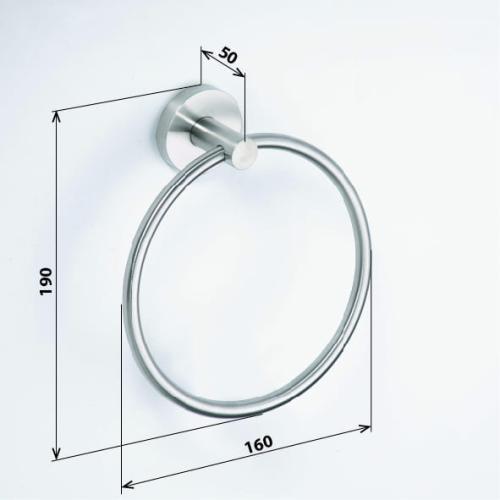 Wieszak kółko NEO 104104065 Bemeta