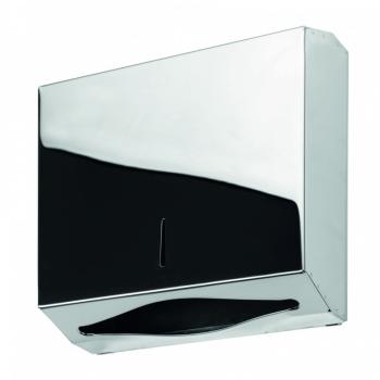 Zasobnik na papierowe ręczniki ze stali nierdzewnej, połysk 28,5x26,5 cm 113103031 Bemeta