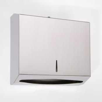 Zasobnik na papierowe ręczniki ze stali nierdzewnej, matowy 28,5x26,5 cm 113103035 Bemeta