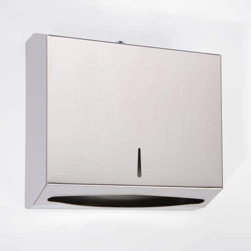 Zasobnik na papierowe ręczniki ze stali nierdzewnej, matowy 28,5x26,5 cm 113103035 Bemeta