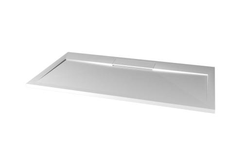 Brodzik prysznicowy prostokątny kompozytowy 140 x 90 cm IRENA HI14090 Gelco z maskownicą odpływu
