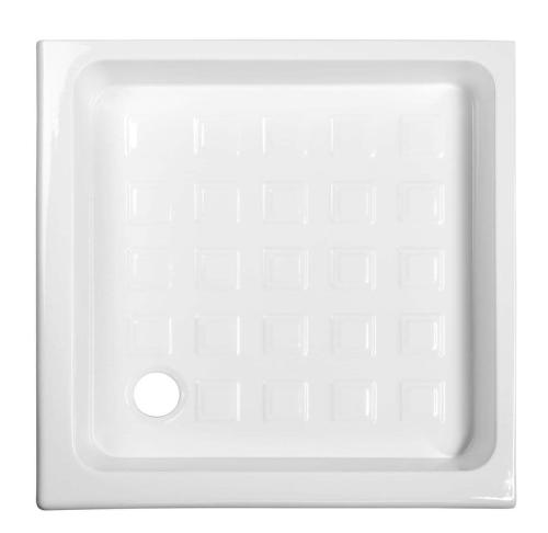 Brodzik prysznicowy kwadratowy ceramiczny 90 x 90 cm RETRO 133801 Kerasan z góry