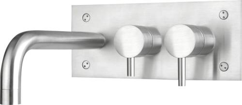 Bateria wannowa podtynkowa stal nierdzewna MINIMAL MI110 Sapho