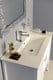 Umywalka ceramiczna meblowa 90 x 46 cm biały SLIM 1601-90 Sapho z góry