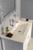 Umywalka ceramiczna meblowa 90 x 46 cm biały SLIM 1601-90 Sapho z góry