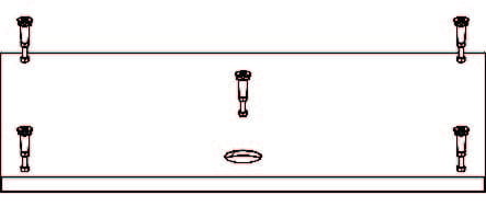 Brodzik prysznicowy prostokątny kompozytowy 100 x 90 cm KARIA 51111 Polysan nóżki