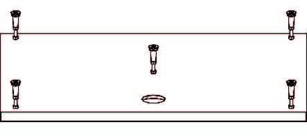 Brodzik prysznicowy prostokątny kompozytowy 110 x 90 cm KARIA 59111 Polysan nóżki