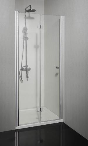 SMARTFLEX Drzwi prysznicowe do wnęki składane, lewe 80x195 cm D1280FL Sanotechnik