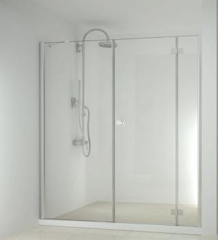 SMARTFLEX Drzwi prysznicowe do wnęki skrzydłowe, prawe 210x195 cm D12111RD11100 Sanotechnik