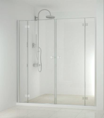 SMARTFLEX Drzwi prysznicowe do wnęki skrzydłowe, 190x195 cm D1280LD12111R Sanotechnik