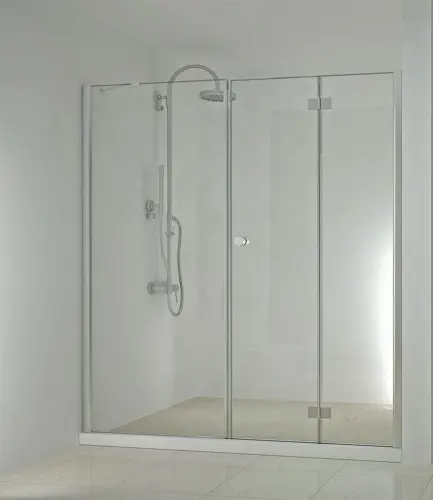 SMARTFLEX Drzwi prysznicowe do wnęki składane, prawe 200x195 cm D12101FRD11100 Sanotechnik