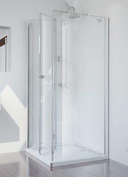 SMARTFLEX Kabina prysznicowa narożna prostokątna, lewa 80x100x195 cm D1280FLD11100KNF Sanotechnik
