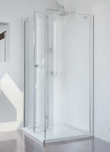 SMARTFLEX Kabina prysznicowa narożna prostokątna, lewa 80x100x195 cm D1280FLD11100KNF Sanotechnik
