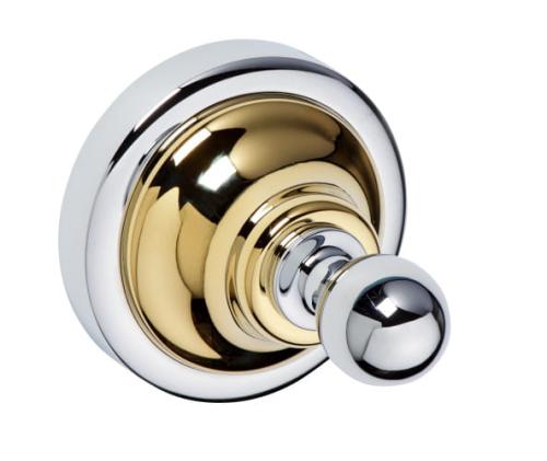 Wieszaczek chrom - złoto RETRO 144206138 Bemeta